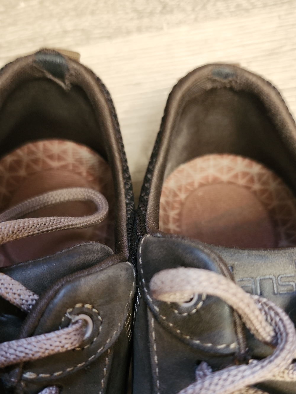 Dansko Vibram "Paisley" Casual Lace-Up Walking Shoes - Brown And Taupe 39 / 9 - Picture 6 of 6